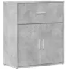 Image de Buffet Gris Béton 60x31x70 Cm Bois D'ingénierie Vidaxl