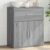 Image de Buffet Sonoma Gris 60x31x70 Cm Bois D'ingénierie Vidaxl