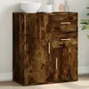 Image de Buffet Chêne Fumé 60x31x70 Cm Bois D'ingénierie Vidaxl