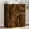Image de vidaXL Buffet Armoire Latérale avec Tiroirs et Portes Meuble de Rangement Salon Salle de Séjour Intérieur Moderne Chêne 840482