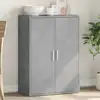 Image de Buffet Gris Béton 60x31x84 Cm Bois D'ingénierie Vidaxl