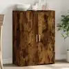 Image de Buffet Chêne Fumé 60x31x84 Cm Bois D'ingénierie Vidaxl