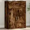 Image de Buffet Chêne Fumé 60x30x84 Cm Bois D'ingénierie Vidaxl