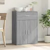 Image de vidaXL Buffet sonoma gris 60x30x84 cm bois dingénierie armoire de rangement meuble dentrée meuble dappoint 840497