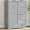 Image de Buffet Gris Béton 60x31x84 Cm Bois D'ingénierie Vidaxl