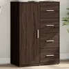 Image de Buffet Chêne Marron 60x31x84 Cm Bois D'ingénierie Vidaxl