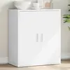 Image de Buffet Blanc 79x38x80 Cm Bois D’ingénierie Vidaxl