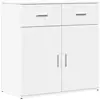Image de Vidaxl buffet blanc 79x38x80 cm bois d’ingénierie
