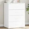 Image de Buffet Blanc 60x39x80 Cm Bois D’ingénierie Vidaxl
