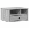 Image de Support dimprimante - vidaXL - Sonoma gris - Bois dingénierie - 40x32x225cm - Durable et organisé