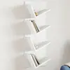 Image de Bibliothèque Murale 4 Niveaux Blanc 33x16x90 Cm Vidaxl