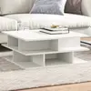 Image de Table Basse Blanc 70x70x29 Cm Bois D'ingénierie Vidaxl