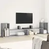Image de Meubles Tv 2 Pcs Gris Béton 100x30x50 Cm Bois D'ingénierie Vidaxl