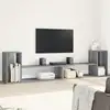 Image de Meubles Tv 2 Pcs Sonoma Gris 100x30x50 Cm Bois D'ingénierie Vidaxl