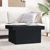 Image de vidaXL Table basse noir 80x55x40 cm bois dingénierie table latérale table de salon table daccent bout de canapé table 840864