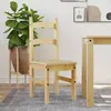 Image de Chaises À Manger Lot De 2 40x46x99 Cm Bois Massif De Pin Vidaxl