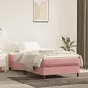 Image de Matelas De Lit À Ressorts Ensachés Fermeté Moyenne Rose 120x190x20 Cm Velours Vidaxl