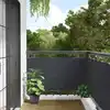Image de Écran D'intimité De Balcon Anthracite 600x75 Cm Pvc Vidaxl