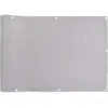 Image de Écran D'intimité De Balcon Gris 600x75 Cm Pvc Vidaxl