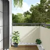 Image de Écran D'intimité De Balcon Blanc 700x90 Cm Pvc Vidaxl