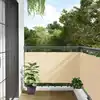 Image de Écran D'intimité De Balcon Crème 300x120 Cm Pvc Vidaxl