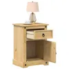 Image de vidaXL Table de chevet Corona 45x35x64 cm bois de pin massif 4005655