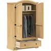 Image de Armoire « Corona » 101 X 52 X 170 Cm Bois Massif Pin Vidaxl