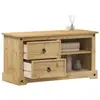 Image de Meuble Tv Corona 100x40x52 Cm Bois De Pin Massif Vidaxl