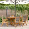 Image de Chaises Inclinables De Jardin Lot De 6 Gris Bois Massif Acacia Vidaxl