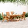 Image de Chaises Inclinables De Jardin Lot De 4 Bois Massif Acacia Vidaxl