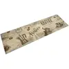 Image de Tapis De Cuisine Lavable Imprimé Café Marron 45x150 Cm Velours Vidaxl