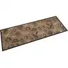 Image de Tapis De Cuisine Lavable Imprimé Morning Brun 60x180 Cm Velours Vidaxl