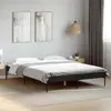Image de Cadre De Lit Sans Matelas Noir 140x200 Cm Vidaxl