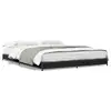 Image de Vidaxl cadre de lit sans matelas noir 135x190 cm