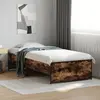 Image de Cadre De Lit Sans Matelas Chêne Fumé 90x200 Cm Vidaxl