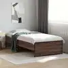 Image de Cadre De Lit Sans Matelas Chêne Marron 90x190 Cm Vidaxl