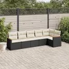 Image de Salon de jardin - VIDAXL - 6 pcs - Résine tressée - Housses amovibles - Pour 6 personnes
