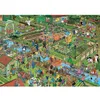 Image de Puzzle - JUMBO - Jan van Haasteren Le jardin de légumes - 1000 pièces - 68 x 49 cm - Poster inclus
