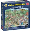 Image de Jumbo Puzzle Big Garden Birdwatch Jan Van Haasteren 1000 Pièces