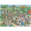 Image de Puzzle 1000 pièces - JUMBO - Jan van Haasteren «Le recensement annuel des oiseaux» - 68 x 49 cm - Inclus poster - Thème Animaux