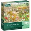 Image de Falcon Puzzle - Bringing In The Hay 1000 Pièces - Jouet Éducatif
