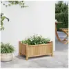 Image de Vidaxl jardinière 50x30x25 cm bambou