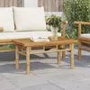 Image de vidaXL Table basse 70x40x35 cm bambou table dappoint bout de canapé table daccent table de salon table centrale 366468