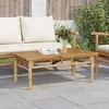 Image de vidaXL Table basse 90x50x35 cm bambou table dappoint bout de canapé table daccent table de salon table centrale 366469