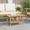 Image de vidaXL Table basse 70x40x35 cm bambou table dappoint bout de canapé table daccent table de salon table centrale 366472