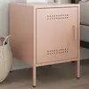 Image de Table De Chevet Rose 36x39x50,5 Cm Acier Vidaxl
