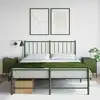 Image de Tables De Chevet 2 Pcs Vert Olive 36x39x50,5 Cm Acier Vidaxl