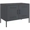 Image de Meuble Tv Anthracite 68x39x50,5 Cm Acier Vidaxl