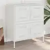 Image de Buffet Blanc 68x39x79 Cm Acier Vidaxl