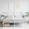 Image de Tables De Chevet 2 Pcs Blanc 36x39x68 Cm Acier Vidaxl
